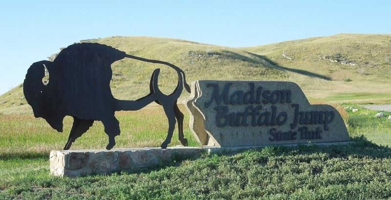 Buffalo Jump at Madison Buffalo Jump State Park in Three Forks MT