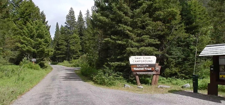 Swan Creek Campground Big Sky Montana