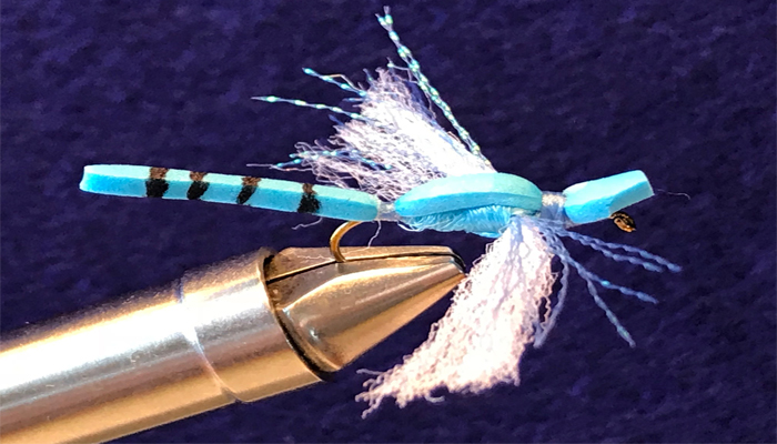 Damsel Dragonfly #10 Hand Tied by Chuck the Fly Guy