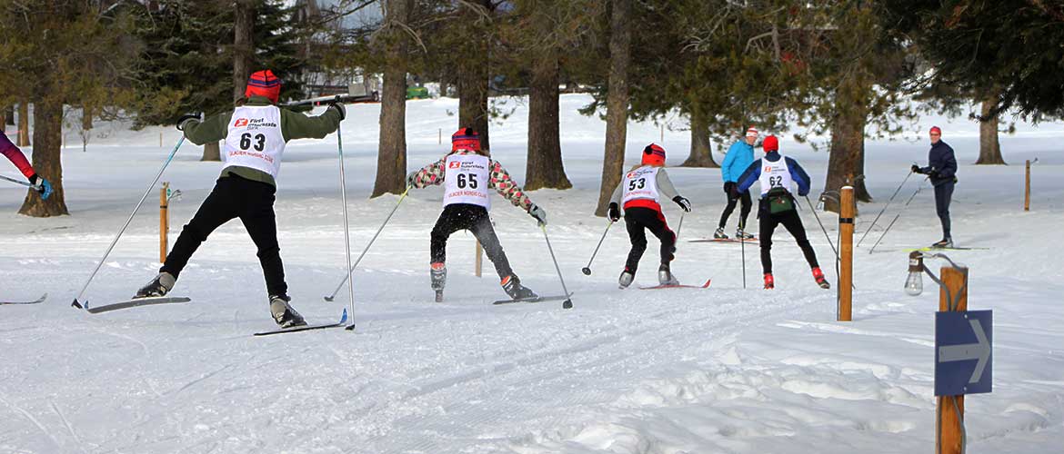 Glacier Nordic Club event at Whitefish, Montana