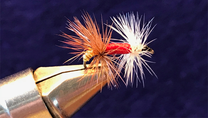 Renegade Red #14 Hand Tied by Chuck The Fly Guy