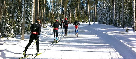Rendezvous Cross Country Ski Trail in West Yellowstone MT