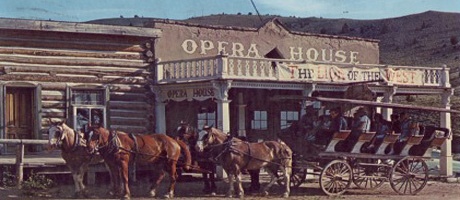 Virginia City Opera House in Montana