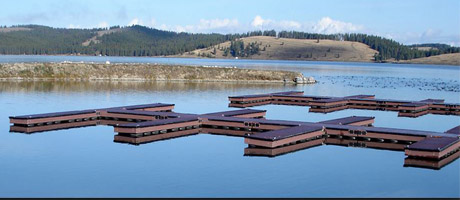 Lakeside Marina at Georgetown Lake, Montana