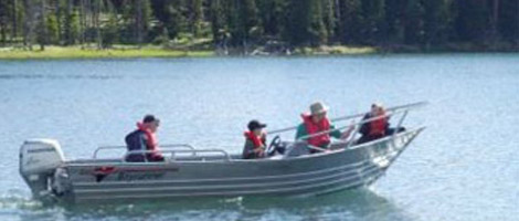 Boat rentals on Lake Yellowstone