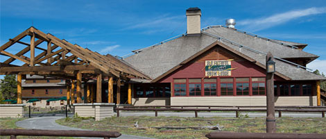 Snow Lodge in Yellowstone National Park
