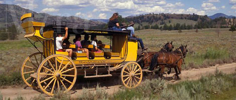 Stagecoach Rides in Yellowstone National Park