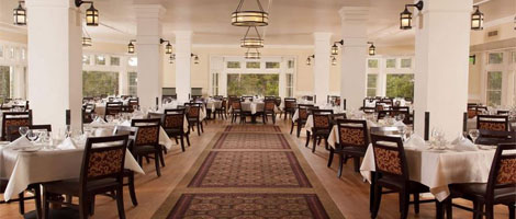 Lake Hotel Dining Room in Yellowstone National Park