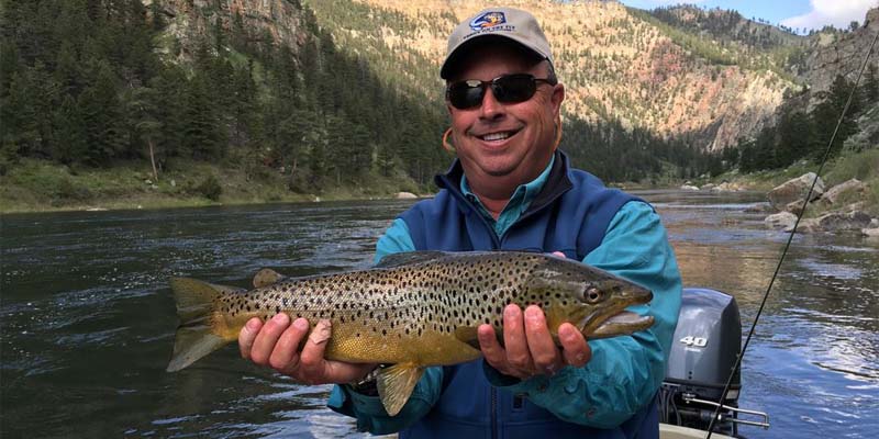 Fly fishing with Montana Trout On The Fly Outfitters on the Missouri River