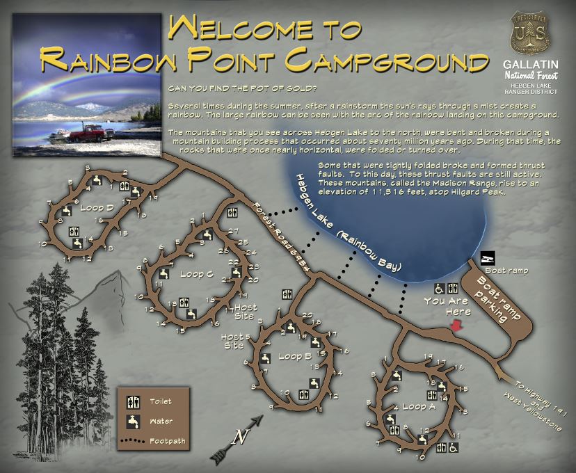 Camping and Lodging at Hebgen Lake, Montana Destination Montana