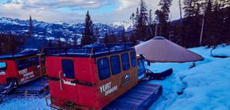 Experience the Montana Dinner Yurt  Big Sky 