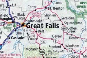 Places near Great Falls, Montana